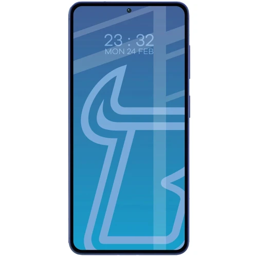 Pancerne etui + szkło hartowane Bizon Tur Pack do Galaxy S25, granatowe (9/10)