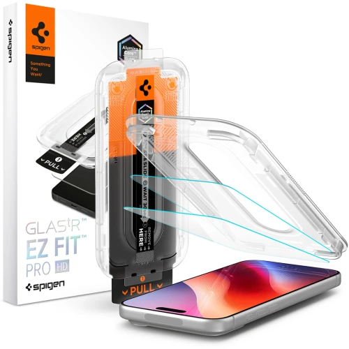 Szkło do etui + Aplikator Spigen Glas.tR EZ Fit Pro 2-Pack (AC) do iPhone 18 Pro Max / 17 Pro Max / 16 Pro Max (1/14)