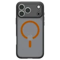 Etui Spigen Ultra Hybrid Mag do MagSafe do iPhone 18 Pro Max, półprzezroczysto-czarno-pomarańczowe (11/16)