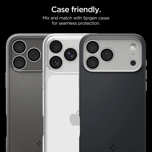 Szkło na aparat Spigen Glas.tR EZ Fit Optik Pro 2-Pack do iPhone 18 Pro Max / 18 Pro, srebrne (5/11)