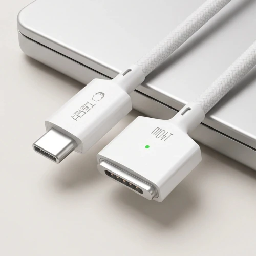 Kabel USB-C do MagSafe 3 140W, Tech-Protect MMC01, 300,00 cm, biały (4/9)