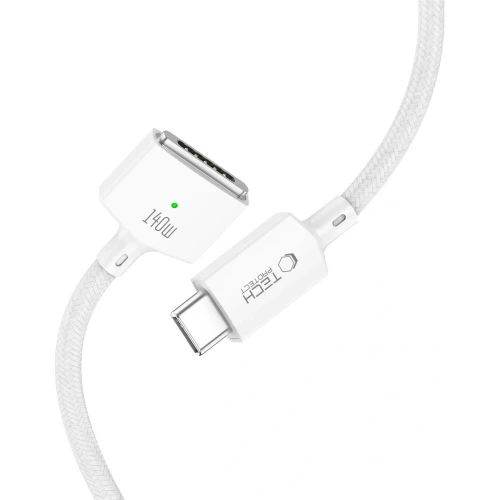 Kabel USB-C do MagSafe 3 140W, Tech-Protect MMC01, 300,00 cm, biały (7/9)