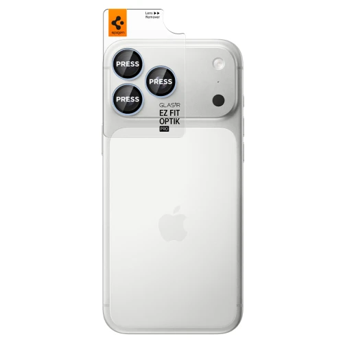 Szkło na aparat Spigen Glas.tR EZ Fit Optik Pro 2-Pack do iPhone 18 Pro Max / 18 Pro, niebieskie (8/11)