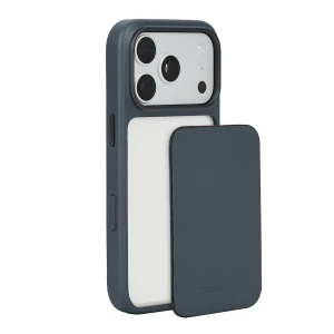 Skórzane etui z modularnymi pleckami Troubadour Modular Leather Case do MagSafe do iPhone 18 Pro, grafitowe