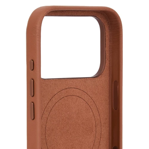 Etui Troubadour Full Leather Case do MagSafe do iPhone 18 Pro Max, brązowe (6/10)