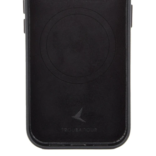 Etui Troubadour Full Leather Case do MagSafe do iPhone 18 Pro, czarne (7/9)