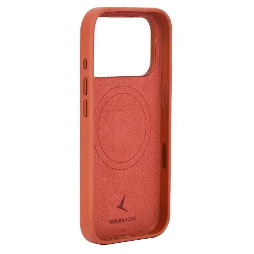 Etui Troubadour Full Leather Case do MagSafe do iPhone 18 Pro Max, rdzawo-brązowe (2/8)