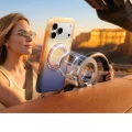 Etui z obrotową podstawką 360° Torras Ostand O3 Air Gradient do MagSafe do iPhone 18 Pro Max / 17 Pro Max, pomarańczowo-fioletowe (4/10)