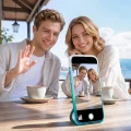 Etui z obrotową podstawką 360° Torras Ostand O3 Air Gradient do MagSafe do iPhone 18 Pro Max / 17 Pro Max, zielono-niebieskie (4/9)