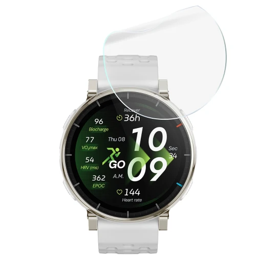 Folia ochronna na ekran zegarka Bizon Watch Film HydroFlex do Amazfit Active 3 Premium, 3 sztuki (5/5)