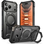 Etui pancerne Supcase UB Grip Mag do MagSafe (CC) do iPhone 18 Pro / 17 Pro, przezroczysto-czarne