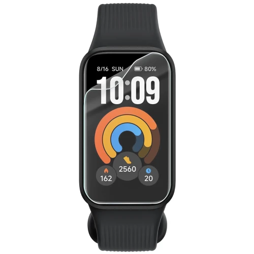Folia ochronna na ekran zegarka Bizon Watch Film HydroFlex do Xiaomi Smart Band 11 Active, 3 sztuki (2/5)