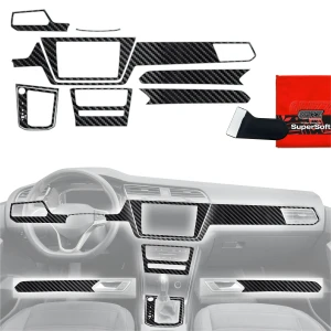 Folia do wnętrza Volkswagen Touran Highline (2025-2026) Grizz Protector 9w1 Karbonowa Połyskująca
