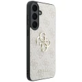 Etui Guess Leather 4G Metal Logo do Galaxy S26 FE do Galaxy S26 FE, różowe