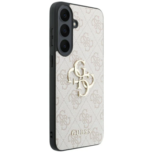 Etui Guess Leather 4G Metal Logo do Galaxy S26 FE do Galaxy S26 FE, różowe