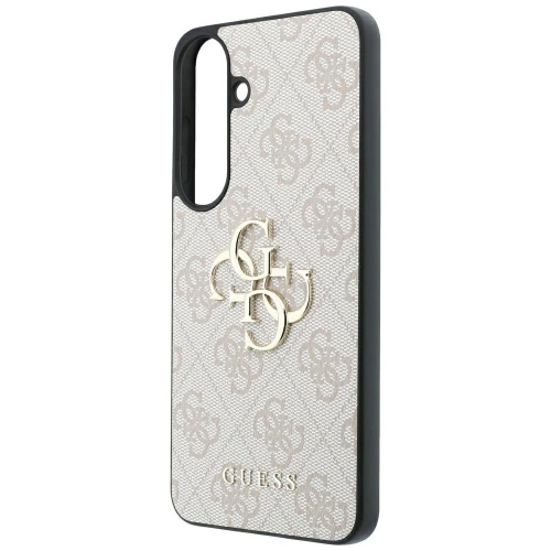 Etui Guess Leather 4G Metal Logo do Galaxy S26 FE do Galaxy S26 FE, różowe