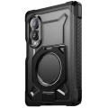 Etui pancerne + szkło prywatyzujące 9H Supcase UB Grip Mag SPG Privacy do MagSafe do Galaxy Z Fold8, przezroczysto-czarne (11/12)
