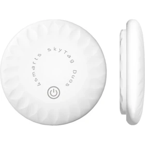 Lokalizator 4smarts SkyTag Duos do Apple Find My / Google Find Hub, zestaw 2 sztuk, biały