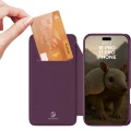 Etui z klapką Dux Ducis Skin Pro do iPhone 18 Pro Max / 17 Pro Max, burgundowe (2/10)