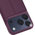 Etui z klapką Dux Ducis Skin Pro do iPhone 18 Pro Max / 17 Pro Max, burgundowe (4/10)
