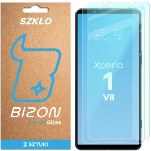 Szkło hartowane Bizon Glass Clear Duo do Sony Xperia 1 VII, 2 sztuki