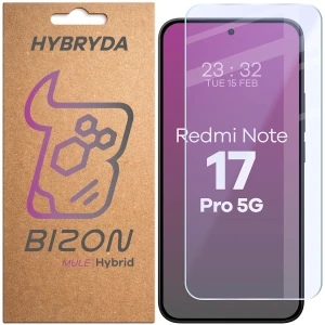 Elastyczne szkło hybrydowe Bizon Hybrid Mule do Xiaomi Redmi Note 17 Pro 5G