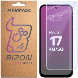 Elastyczne szkło hybrydowe Bizon Hybrid Mule do Xiaomi Redmi Note 17 4G/5G