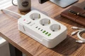 Listwa zasilająca/przedłużacz Vayox VA0468W-5, 3x gniazdo sieciowe Schuko, 3x USB-C, 3x USB-A, wraz z kablem 5m, biała (10/10)
