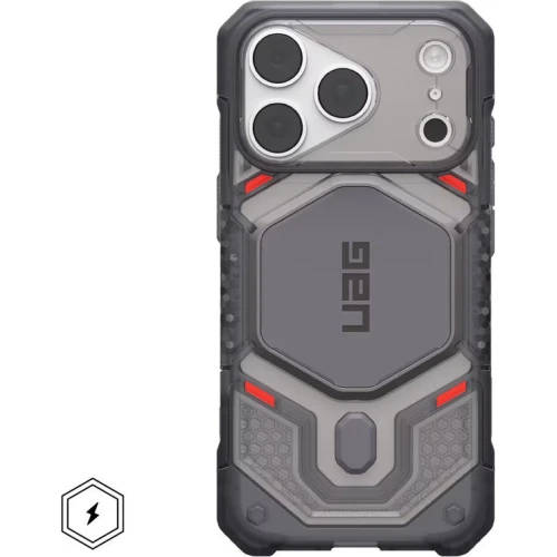 Etui pancerne UAG Monarch Pro do MagSafe do iPhone 18 Pro / 17 Pro, przydymione-szare (3/7)