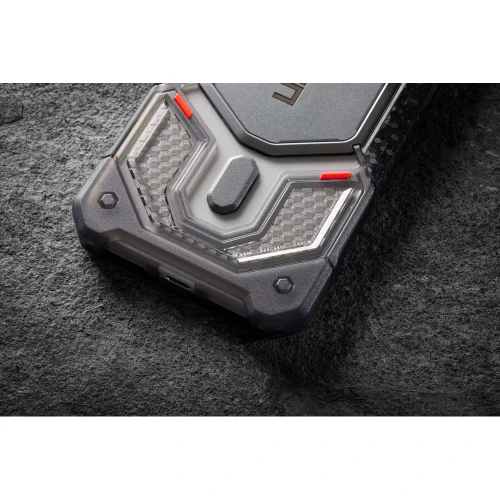 Etui pancerne UAG Monarch Pro do MagSafe do iPhone 18 Pro / 17 Pro, przydymione-szare (7/7)
