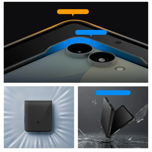 Etui Spigen Air Fit Pro Mag do MagSafe do Galaxy Z Flip8, czarne