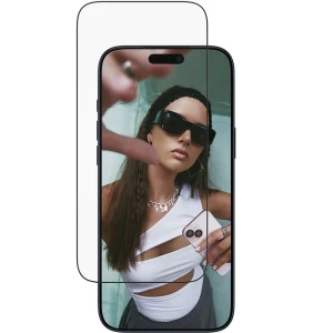 OUTLET: Szkło hartowane z aplikatorem SAFE by PanzerGlass Ultra-Wide Fit + EasyAligner do iPhone 17 Pro Max, przezroczyste z czarną ramką