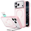 Etui ESR Classic Hybrid Kickstand do MagSafe do iPhone 18 Pro / 17 Pro, jasnoróżowo-przydymione (1/6)