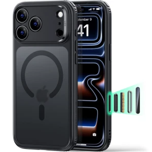 OUTLET: Etui ESR Classic Hybrid do MagSafe do iPhone 18 Pro / 17 Pro, czarno-przydymione