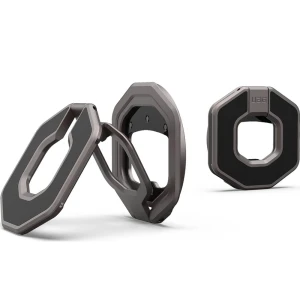 OUTLET: Magnetyczny uchwyt na telefon UAG Monarch Dual Magnetic Ring Stand do MagSafe, metaliczna szarość