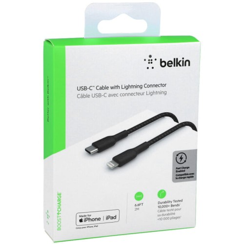 BELKIN - Boost Braided kabel USB-C Lightning 2m - Black 20.jpg
