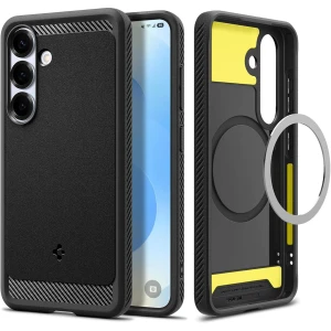 OUTLET: Etui Spigen Rugged Armor Mag do MagSafe do Galaxy S25, czarne