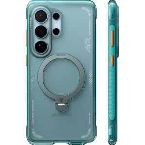 OUTLET: Etui z obrotową podstawką 360° Torras Ostand Q3 Air do MagSafe do Galaxy S26 Ultra, turkusowe