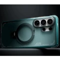 Etui z obrotową podstawką 360° Torras Ostand Q3 Air do MagSafe do Galaxy S26 Ultra, turkusowe