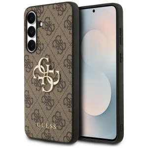 OUTLET: Etui Guess Hardcase 4G Big 4G Classic Logo do Galaxy S25 FE, brązowe