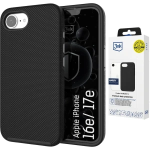 OUTLET: Etui 3mk Hardy Shockproof MagCase do MagSafe do iPhone 17e / 16e, czarne
