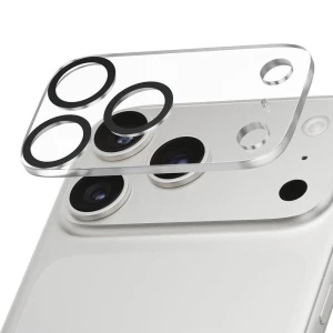 OUTLET: Szkło hartowane na aparat PanzerGlass PicturePerfect Camera Lens Protector dla iPhone 17 Pro Max, przezroczysto-czarne
