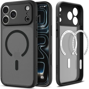 OUTLET: Etui Spigen Ultra Hybrid Mag do MagSafe do iPhone 17 Pro, półprzezroczysto-czarne