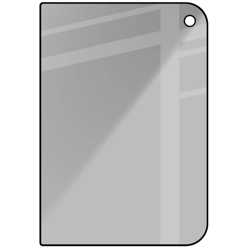 Prywatyzujące szkło hartowane Bizon Glass Edge Shadow do iPhone Duo, przyciemniane z czarną ramką (4/4)