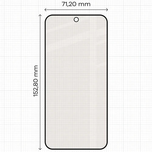 Matowe szkło hartowane Bizon Glass Matte Duo do Xiaomi POCO F9 Pro, czarna ramka, 2 sztuki (2/4)