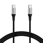 Kabel USB-C - USB-C, Allity AUC-01 100W, 1 m, czarne