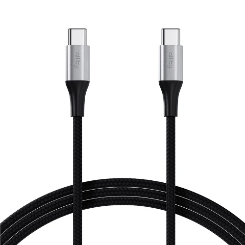 Kabel USB-C - USB-C, Allity AUC-01 100W, 1 m, czarne (1/8)