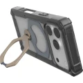 Etui pancerne z ringiem UAG Plasma XTE 360 do MagSafe do iPhone 18 Pro / 17 Pro, przezroczysto-szare z tytanowym elementem (2/15)