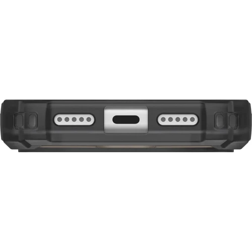 Etui pancerne z ringiem UAG Plasma XTE 360 do MagSafe do iPhone 18 Pro / 17 Pro, przezroczysto-szare z tytanowym elementem (6/15)