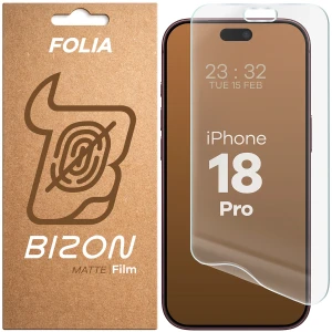 Folia matowa Bizon Film Matte do iPhone 18 Pro, 1 sztuka